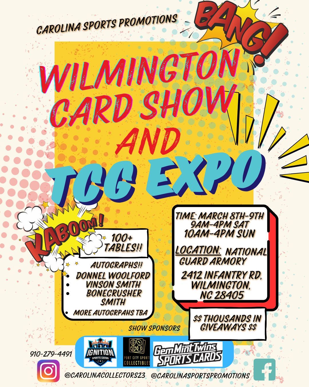 Wilmington Cardshow and TCG EXPO