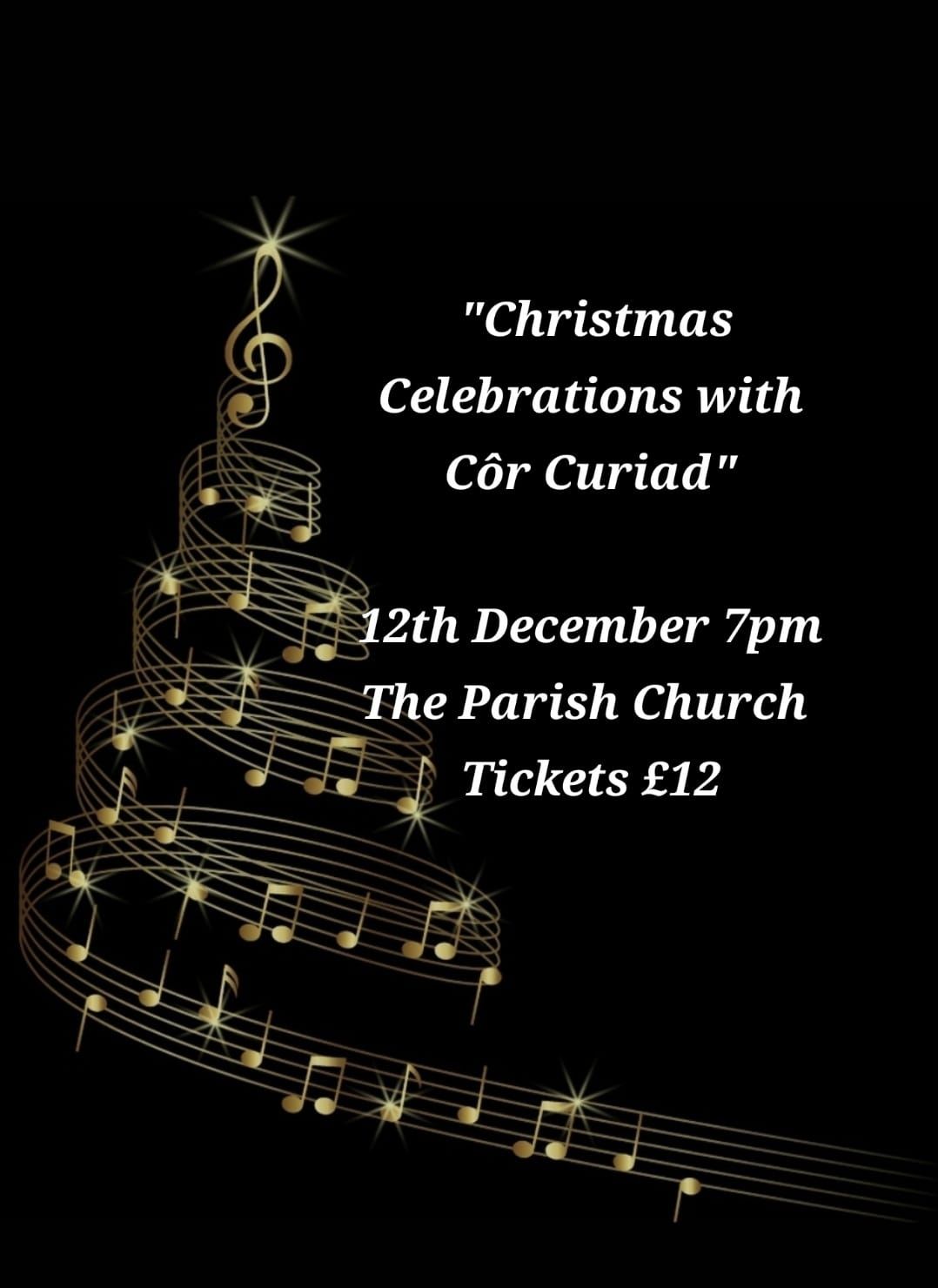 Christmas Celebrations with C\u00f4r Curiad in aid of Ty Bryngwyn Hospice 