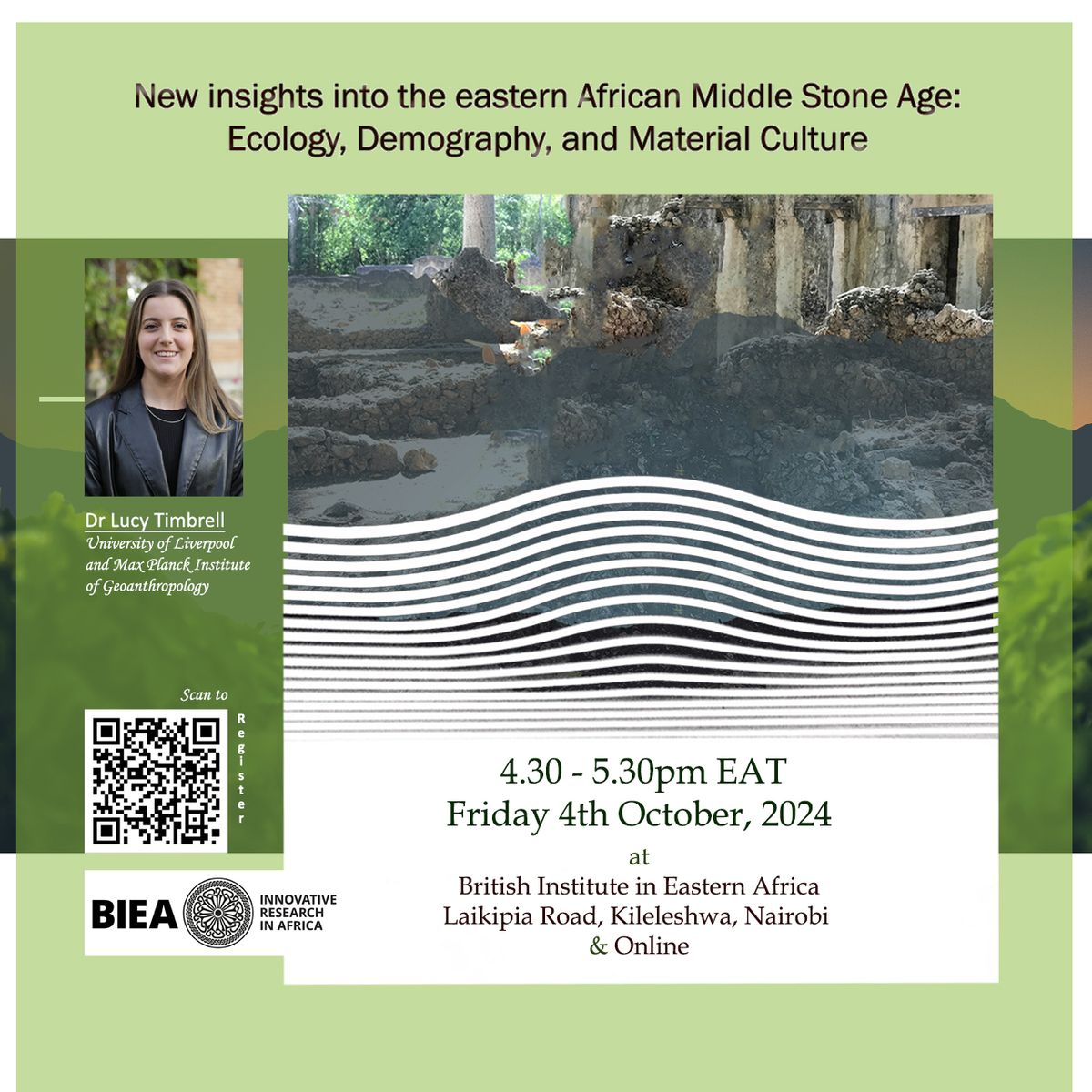 New insights into the eastern African Middle Stone Age: Ecology, Demography, and Material Culture