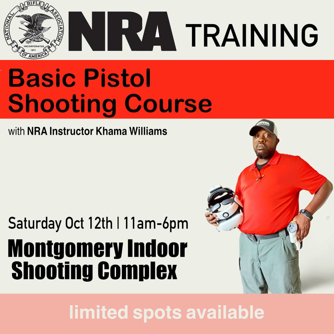 NRA Basics Of Pistol Course - Instructor Led