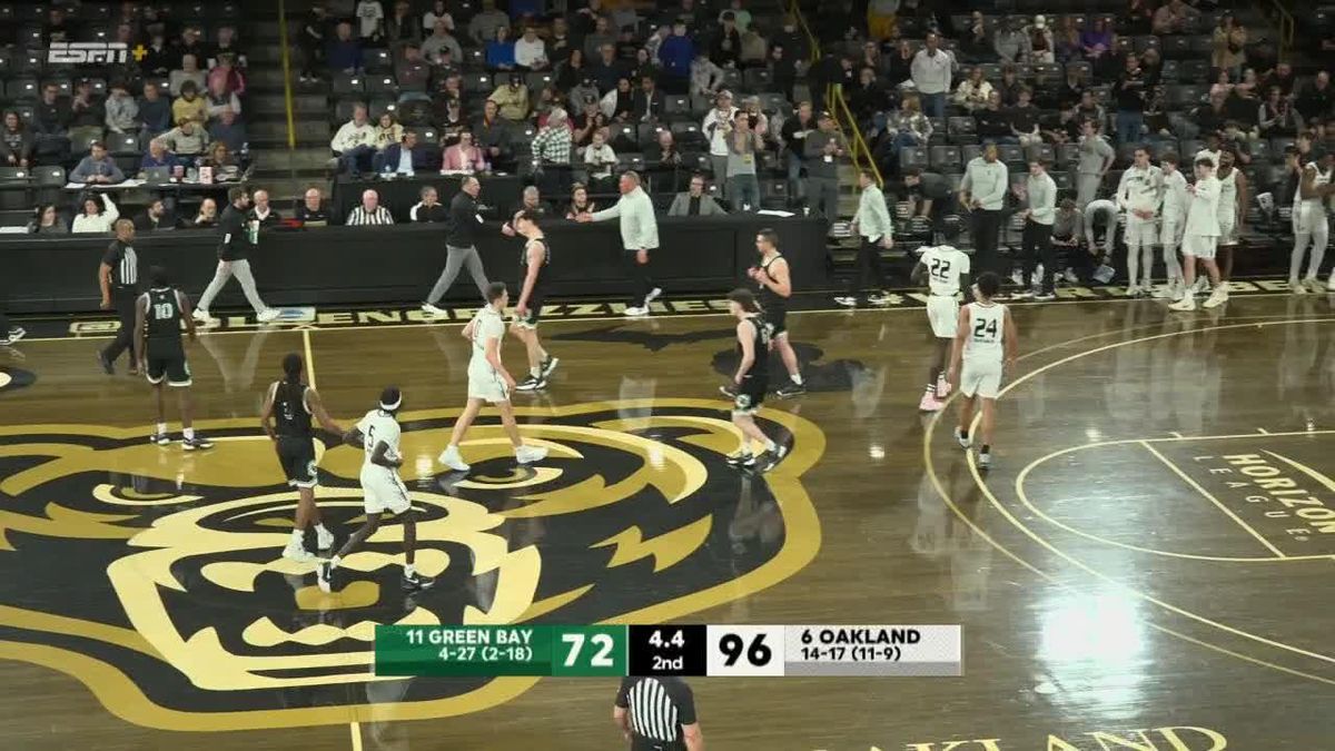 Oakland Golden Grizzlies at Green Bay Phoenix Mens Basketball at Kress Events Center