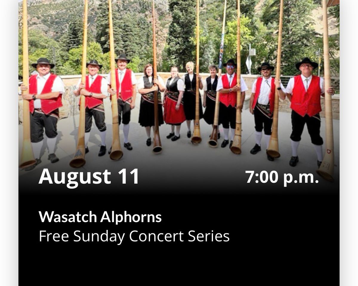 Free Sunday Concert Series: Wasatch Alphorns