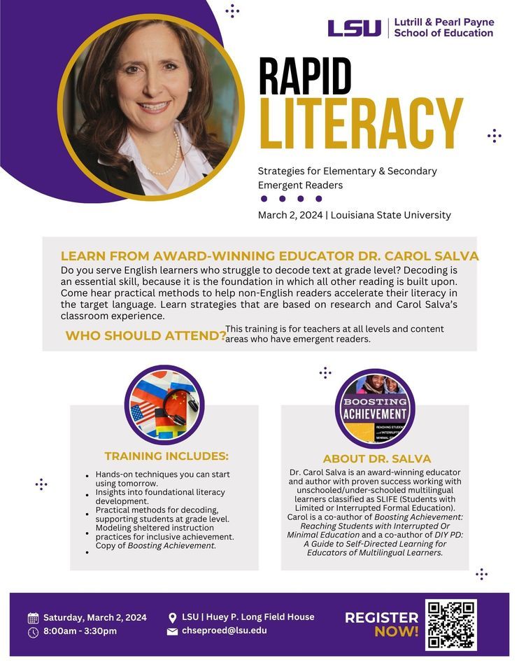 Rapid Literacy: Strategies for Elementary & Secondary Emergent Readers