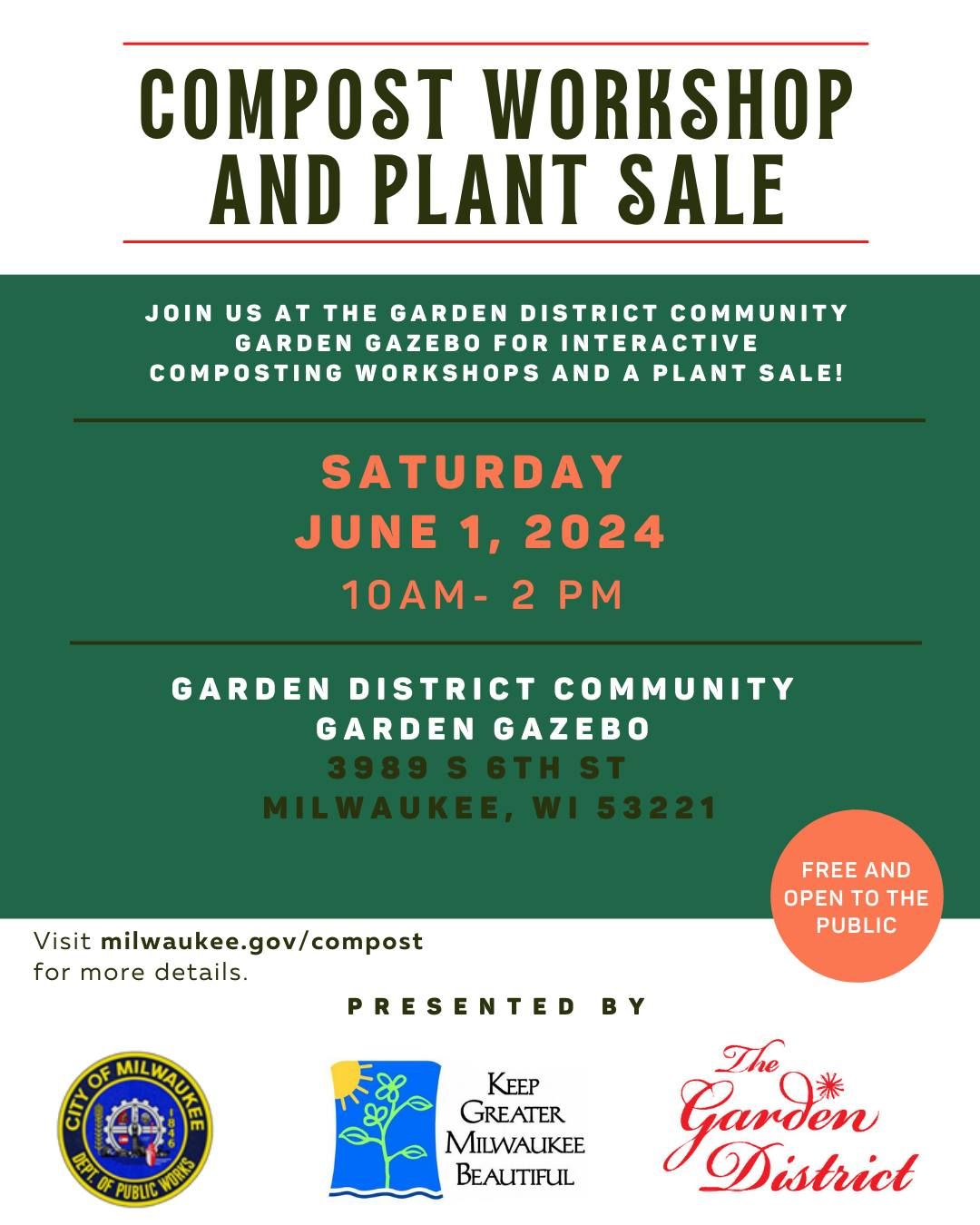 Compost Workshop and Plant Sale