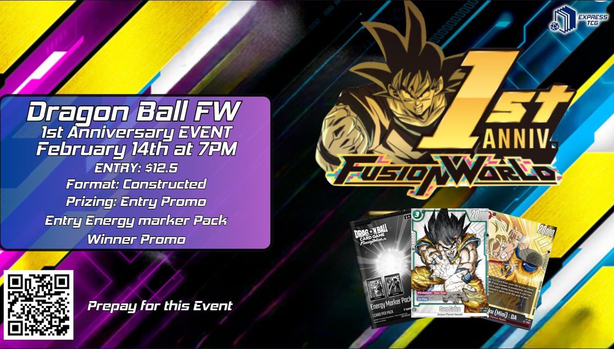 Dragon Ball SCG: Fusion World 1st Anniversary Event