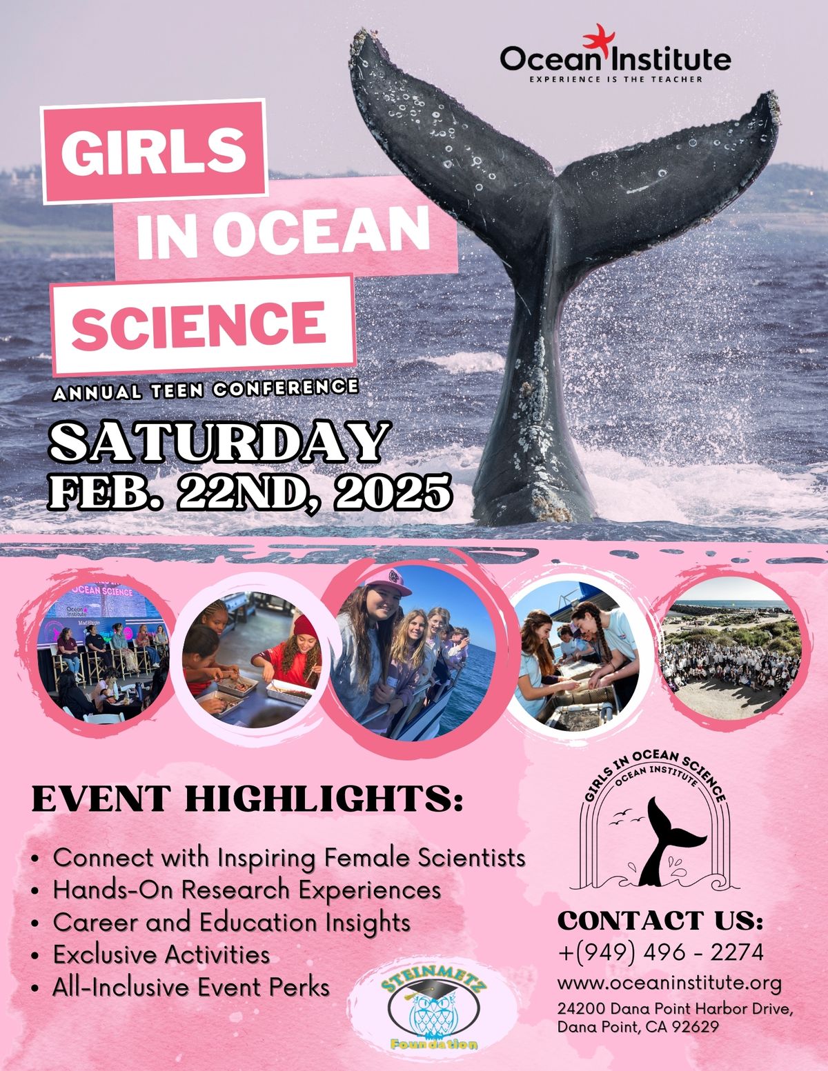 Girls in Ocean Science: Annual Teen Conference