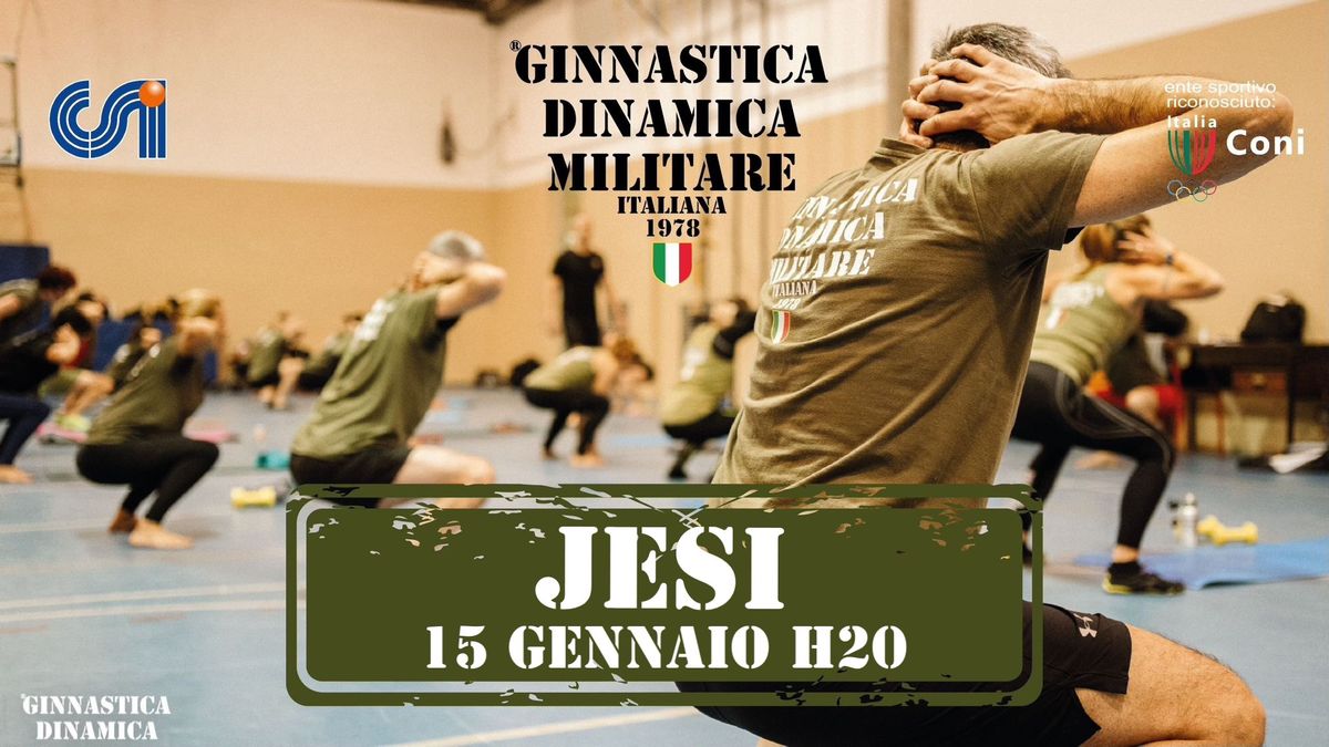 lezione di prova di Ginnastica Dinamica Militare Italiana