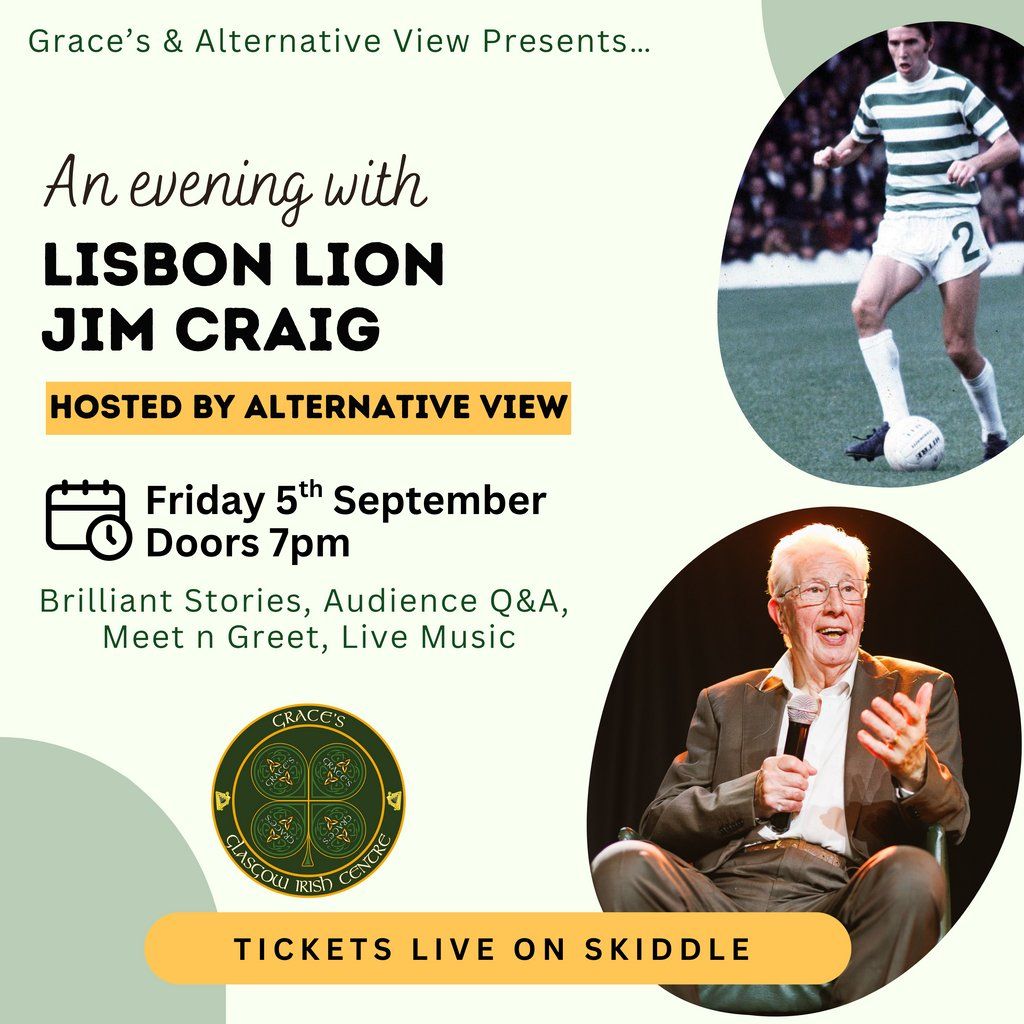 An Evening with Lisbon Lion Jim Craig