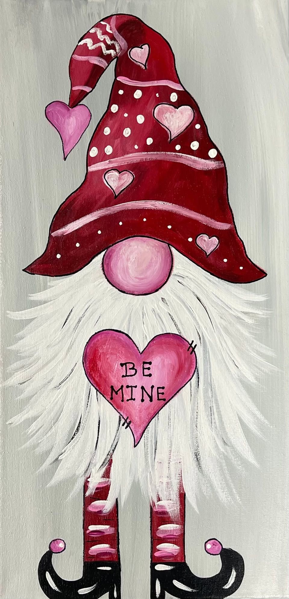 Valentines day Gnome PAINT N DOODLE @EXPRESS YOUR TALENT