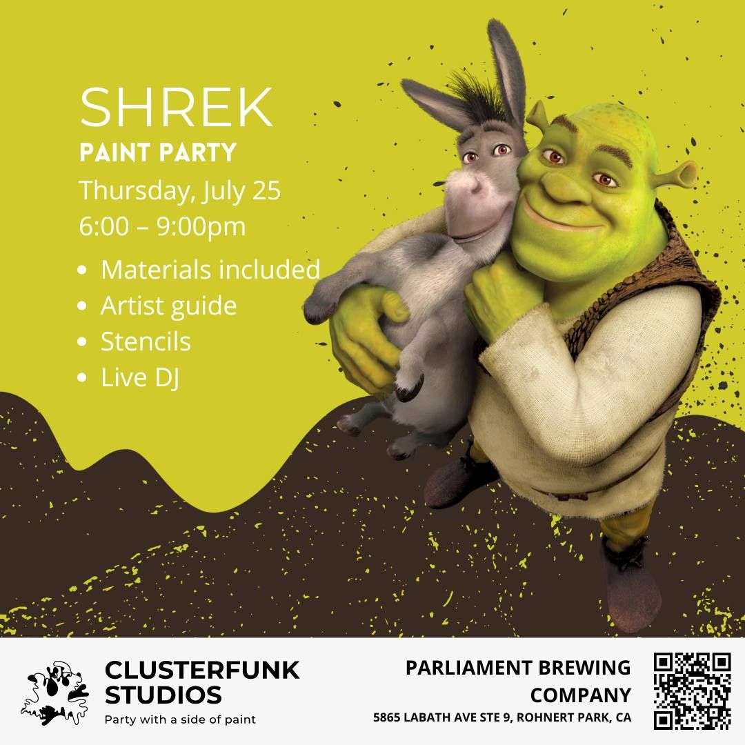 Shrek Paint Party!