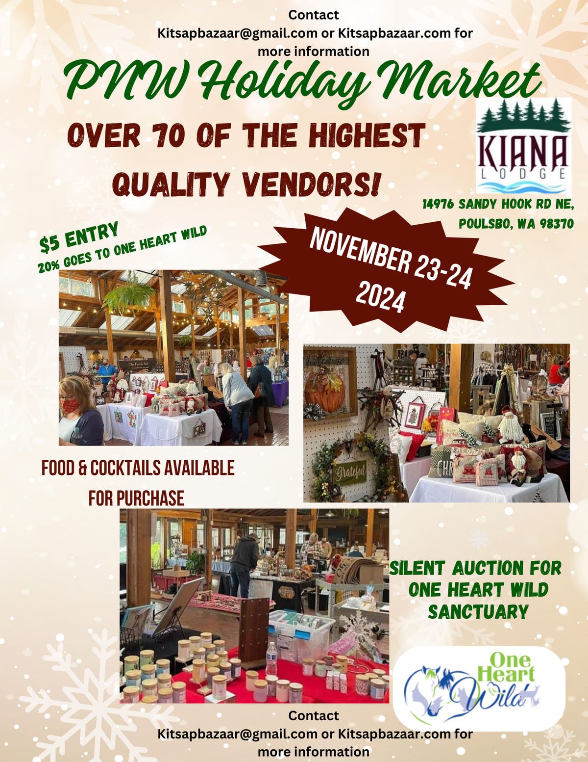 PNW Holiday Market at Kiana Lodge 2024