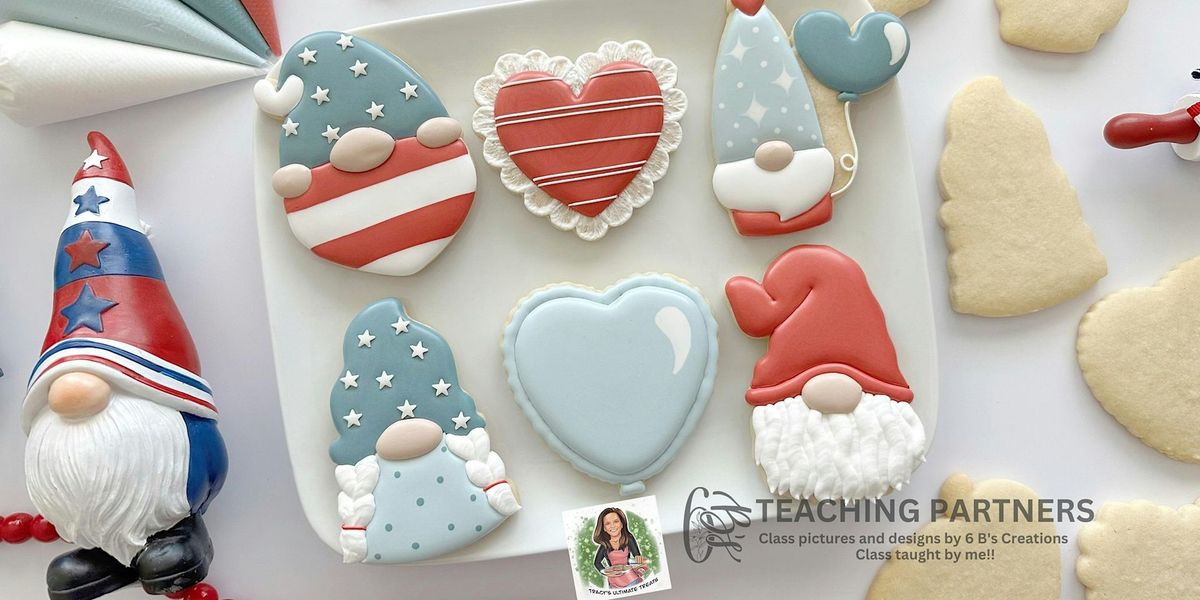 Patriotic Gnomes Cookie Decorating Classes