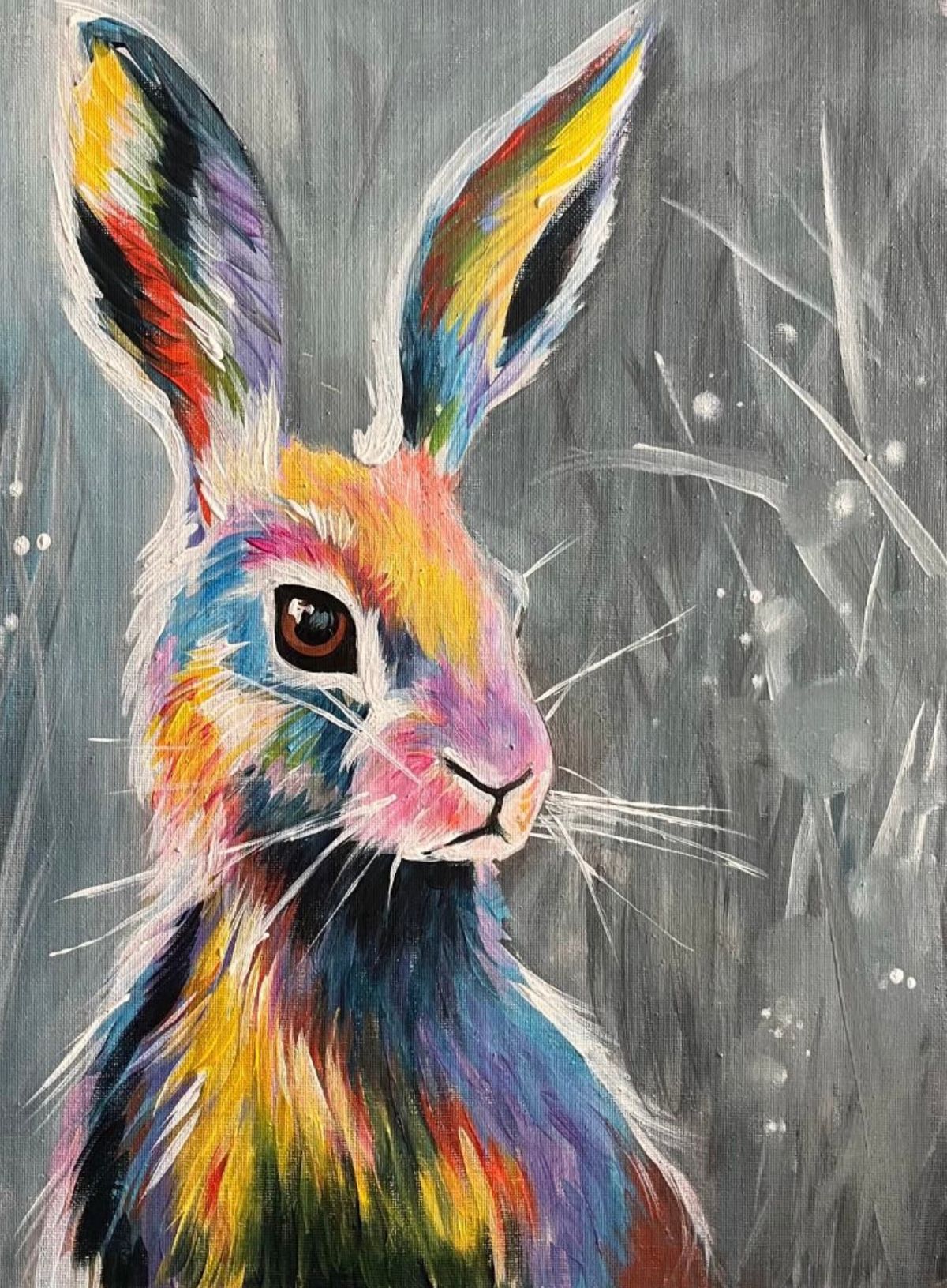 Join brush party to paint the gorgeous \u2018Good Hare Day\u2019 in Colwall