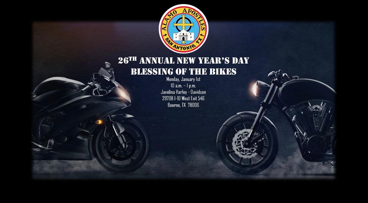 CMA Alamo Apostles 26th Annual NYD Bike Blessing