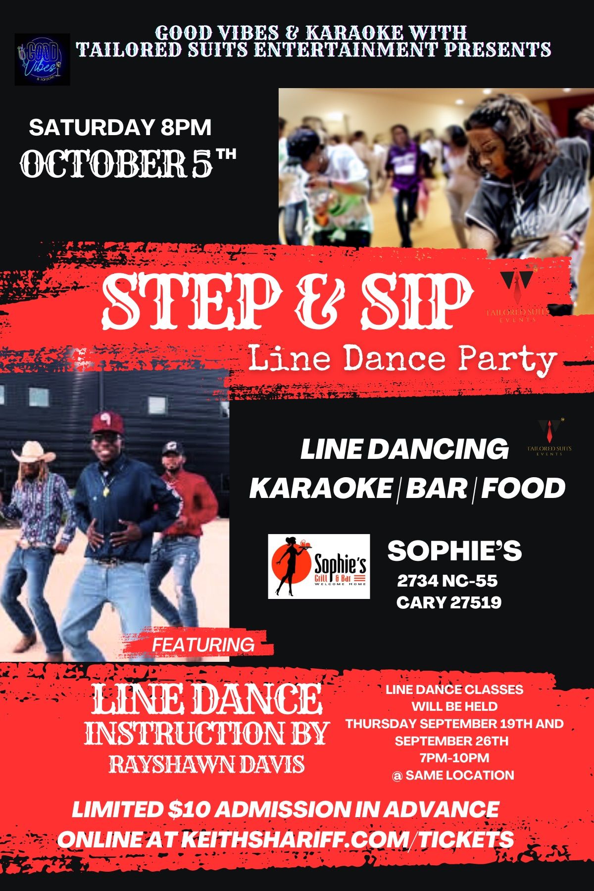 Step & Sip Line Dance Party