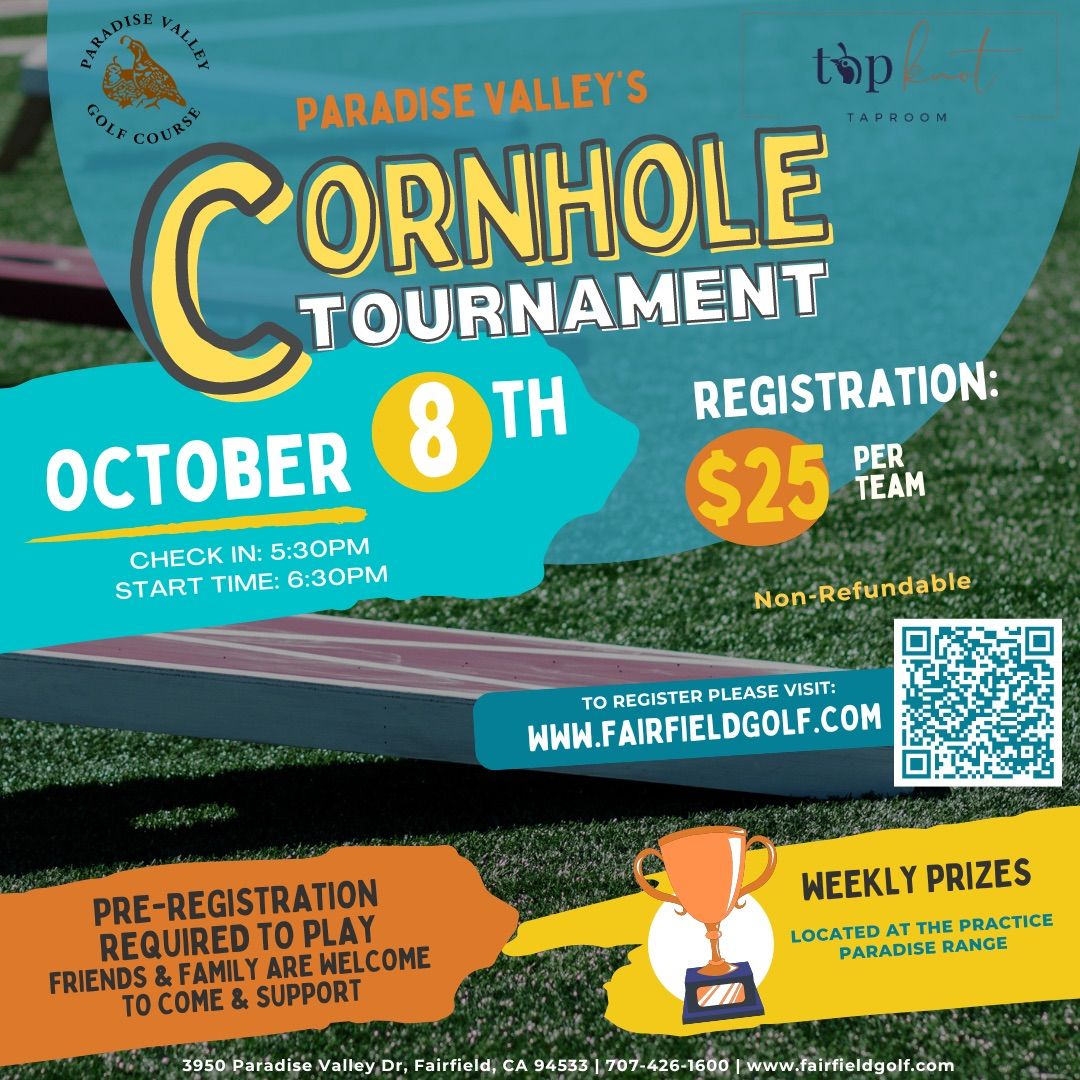 Paradise Valley Corn hole Tournament