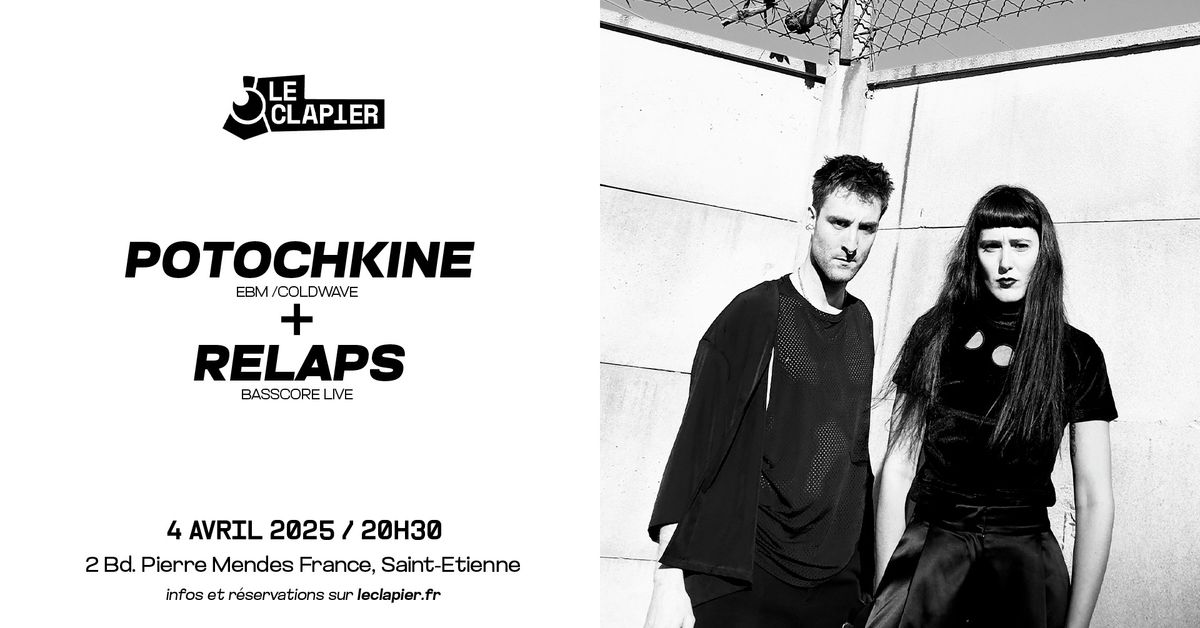 Concert Potochkine + Relaps (Coldwave \/ EBM \/ Basscore)