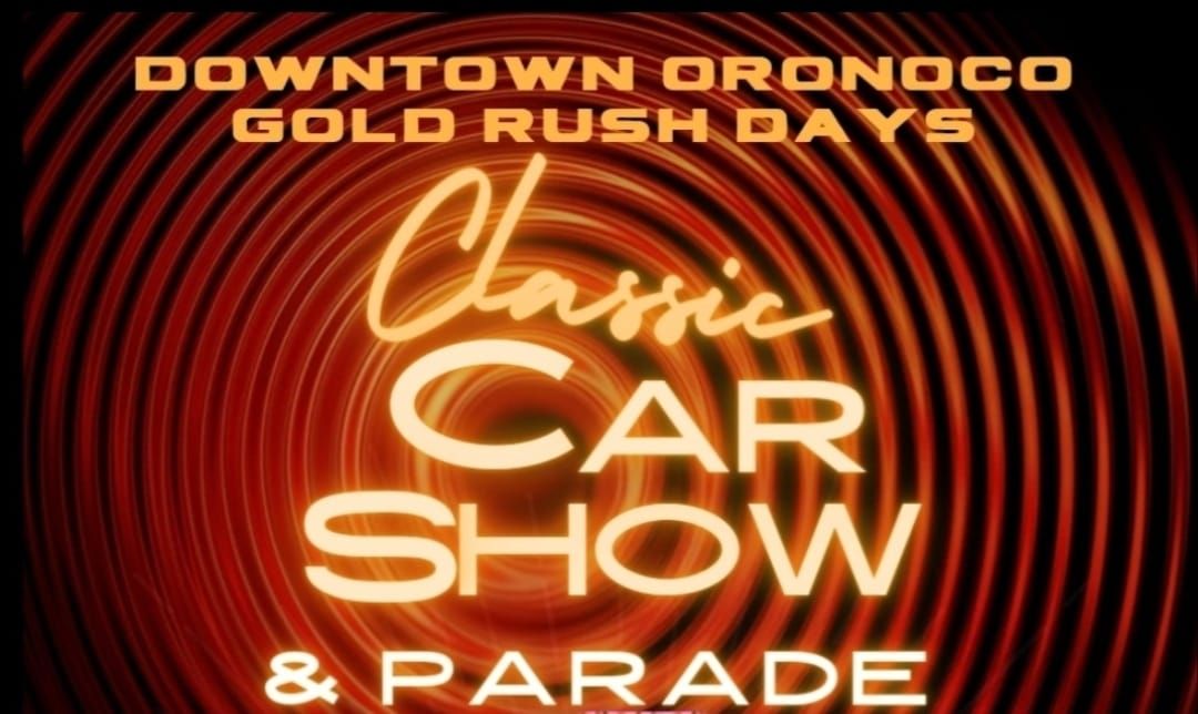 2024 Gold Rush Days Classic Car Show and Parade, Downtown Oronoco Gold