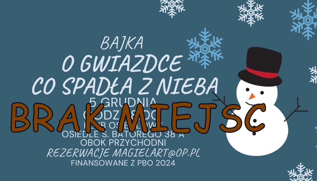 O Gwiazdce co spad\u0142a z nieba - bajka w wykonaniu ASz teatru