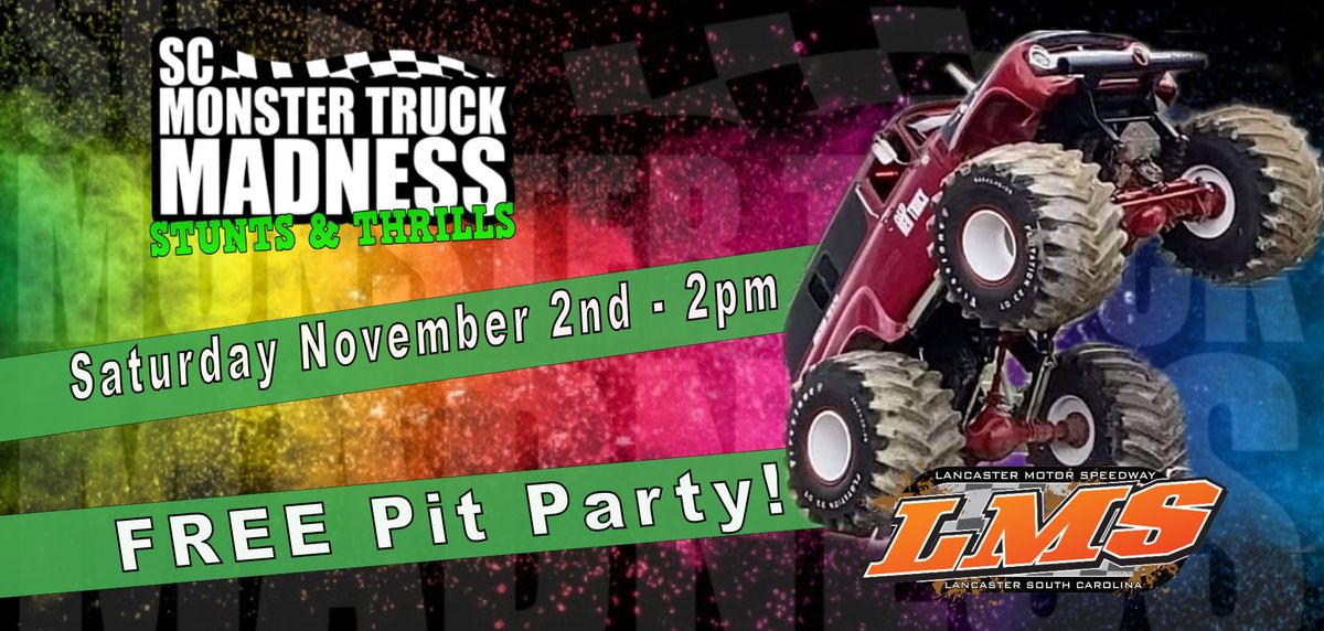 Monster Jam Pit Pass: Preshow Pit Party from 9:30am-11:00am