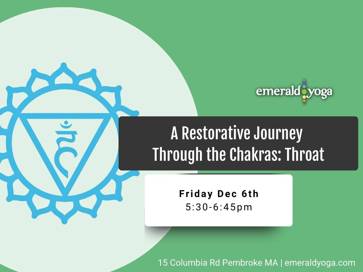 \ud83e\ude75 A Restorative Journey Through The Chakras: Throat 