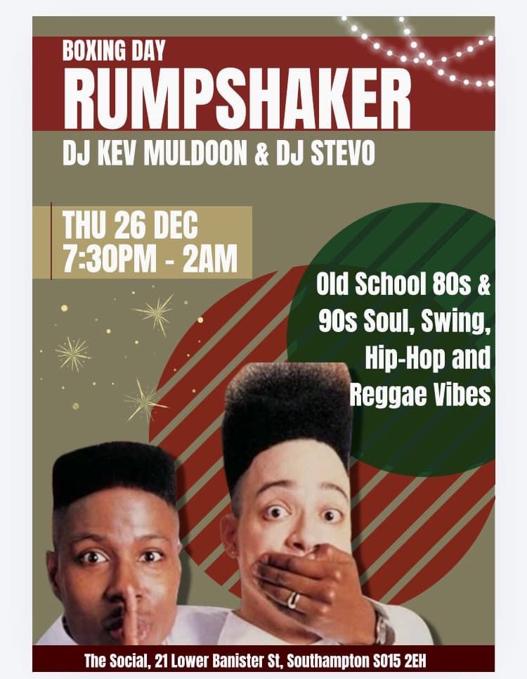 Boxing Day Rumpshaker @ The Social 