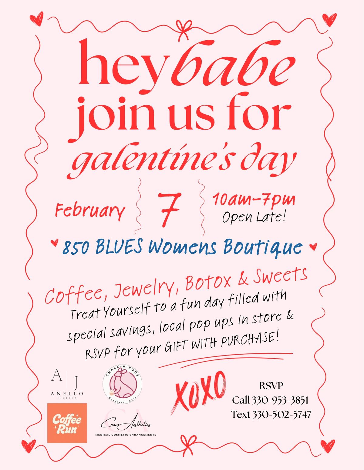 \u2665\ufe0fGalentine\u2019s Day at 850 BLUES\u2665\ufe0f