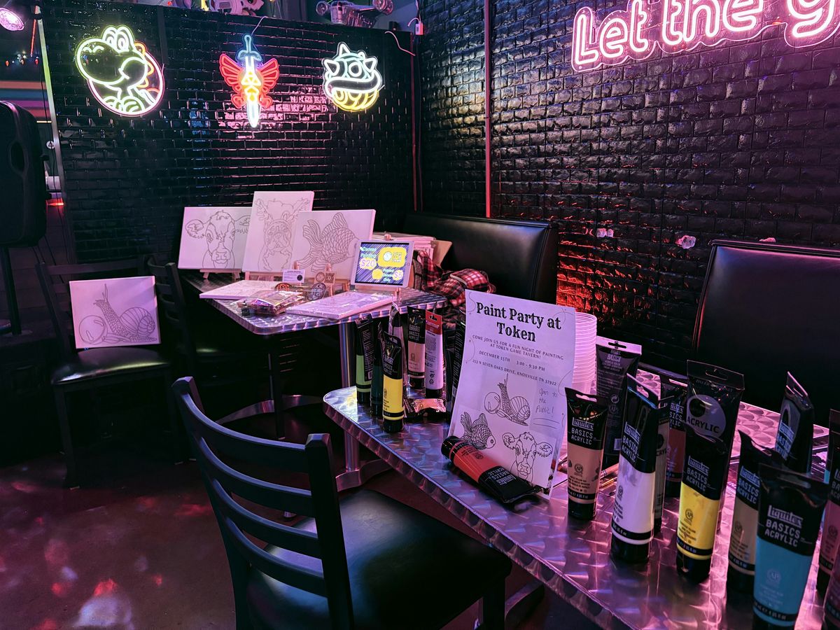 Paint Night at Token Game Tavern