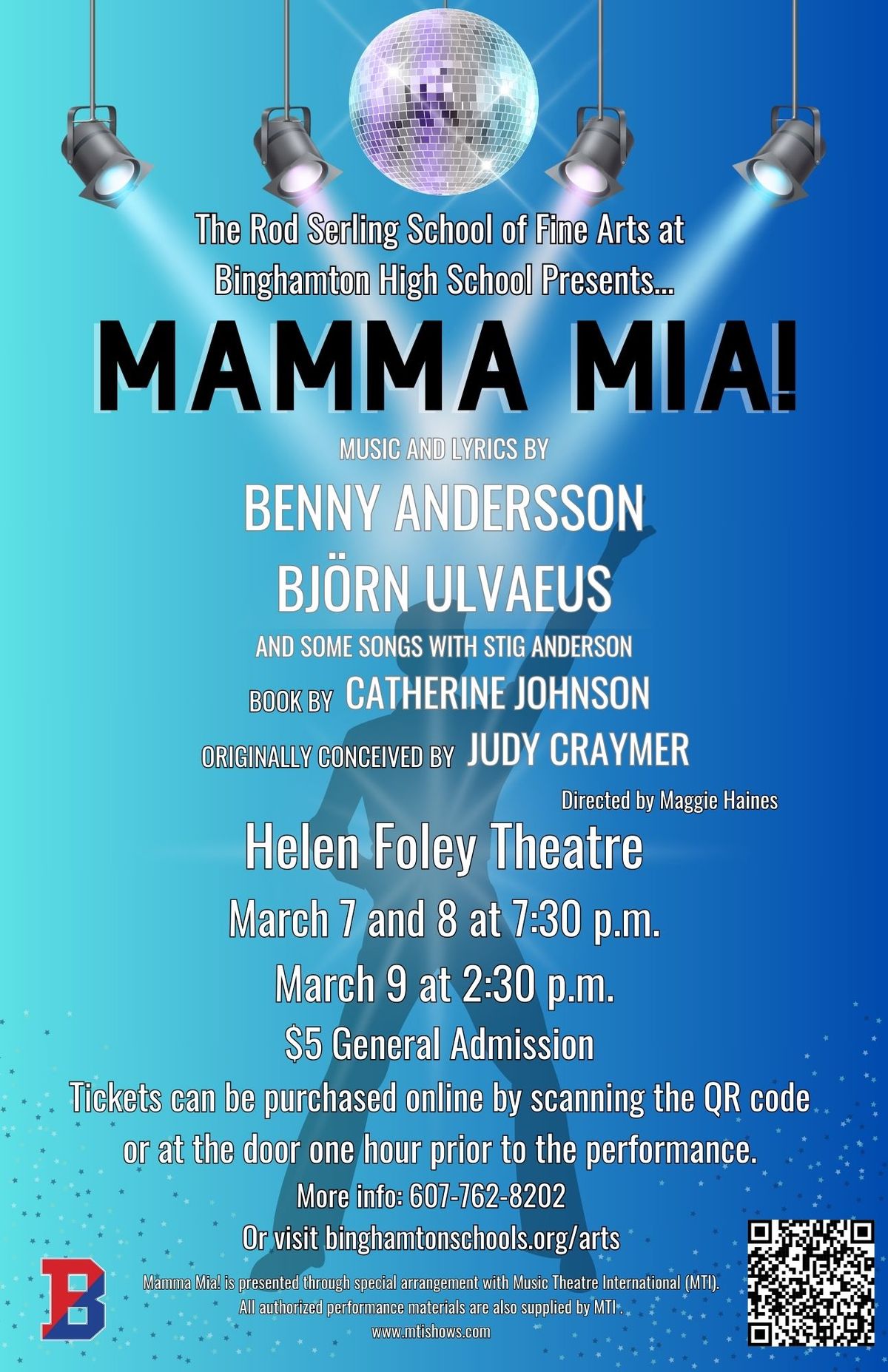 Binghamton High School Presents: Mamma Mia! Opening Night