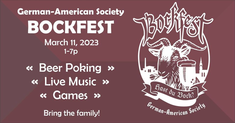 BOCKFEST 2023, GermanAmerican Society, Omaha, 11 March 2023
