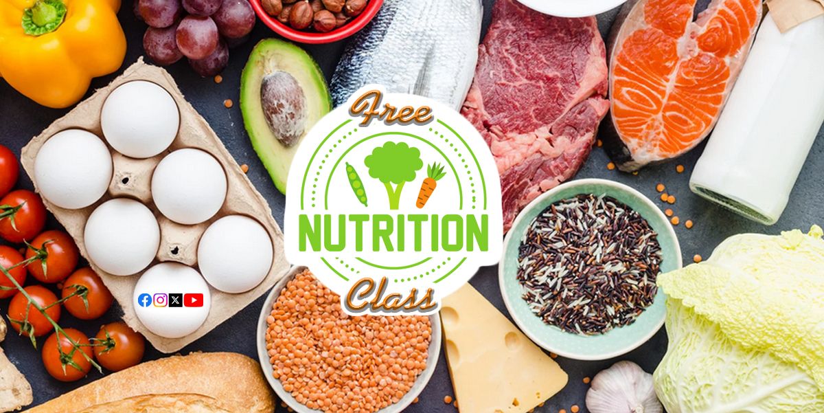 FREE NUTRITION CLASS