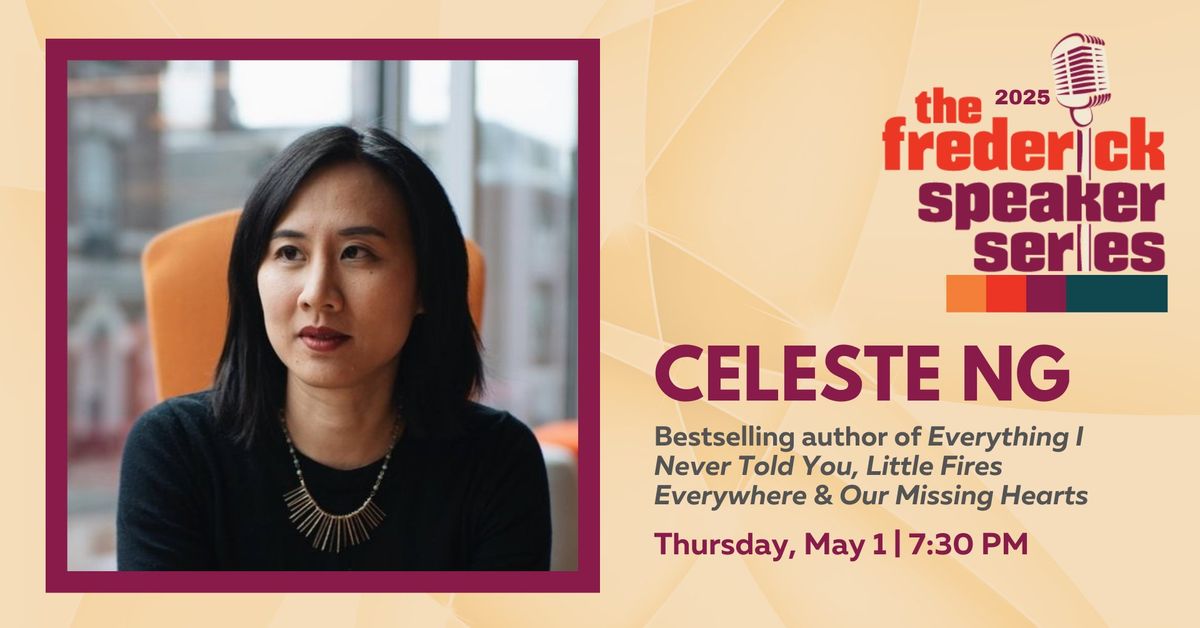 Frederick Speaker Series presents Celeste Ng