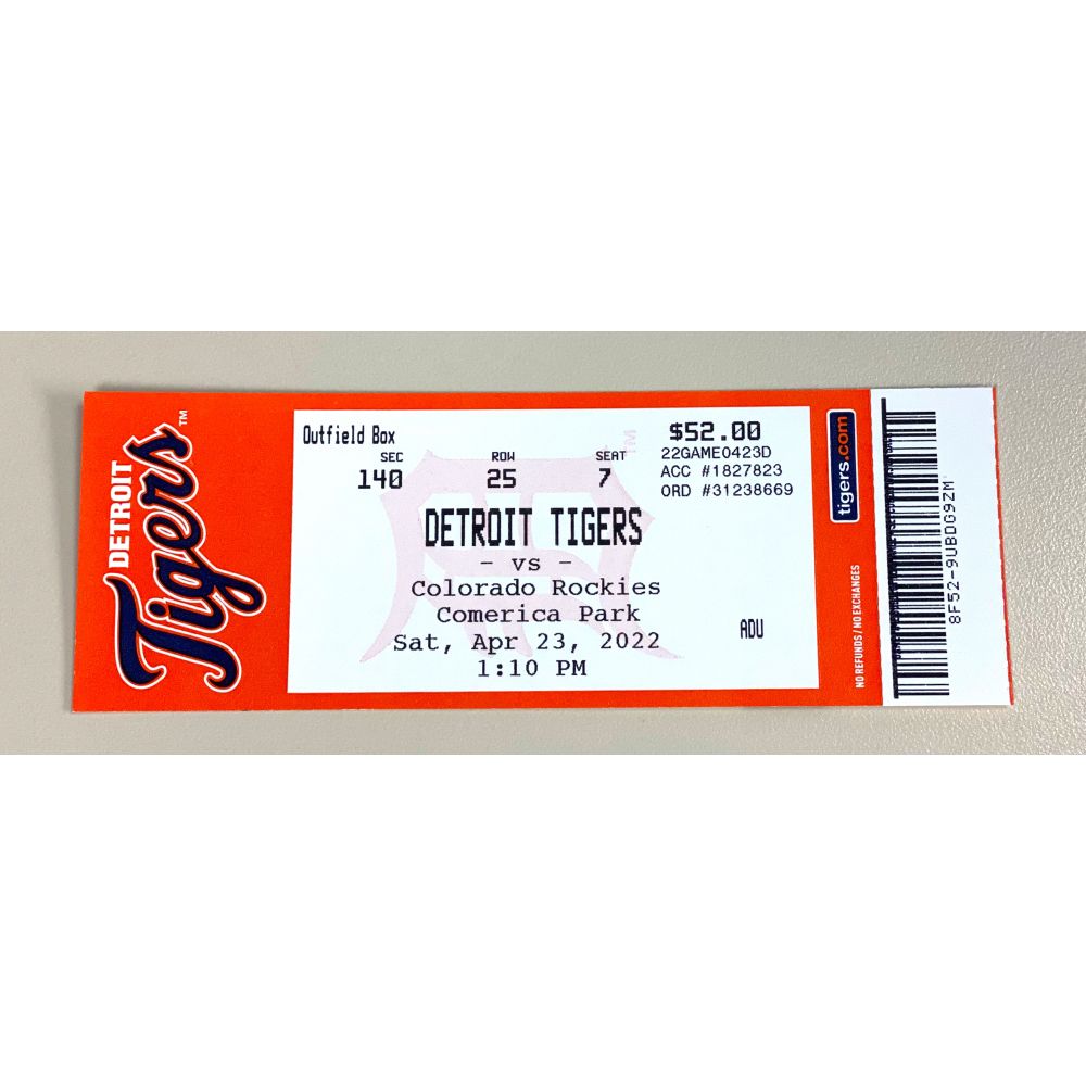 Detroit Tigers at Colorado Rockies Tickets