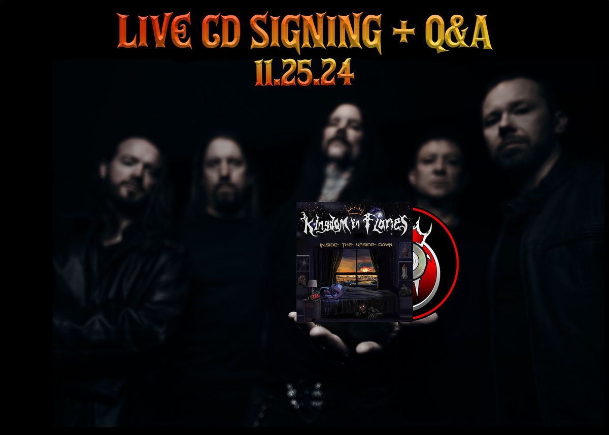 Kingdom In Flames Band - Facebook Livestream and Q&A