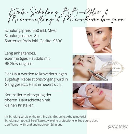 BB-GLOW\/Microneedling\/Microdermabrasion  Schulung