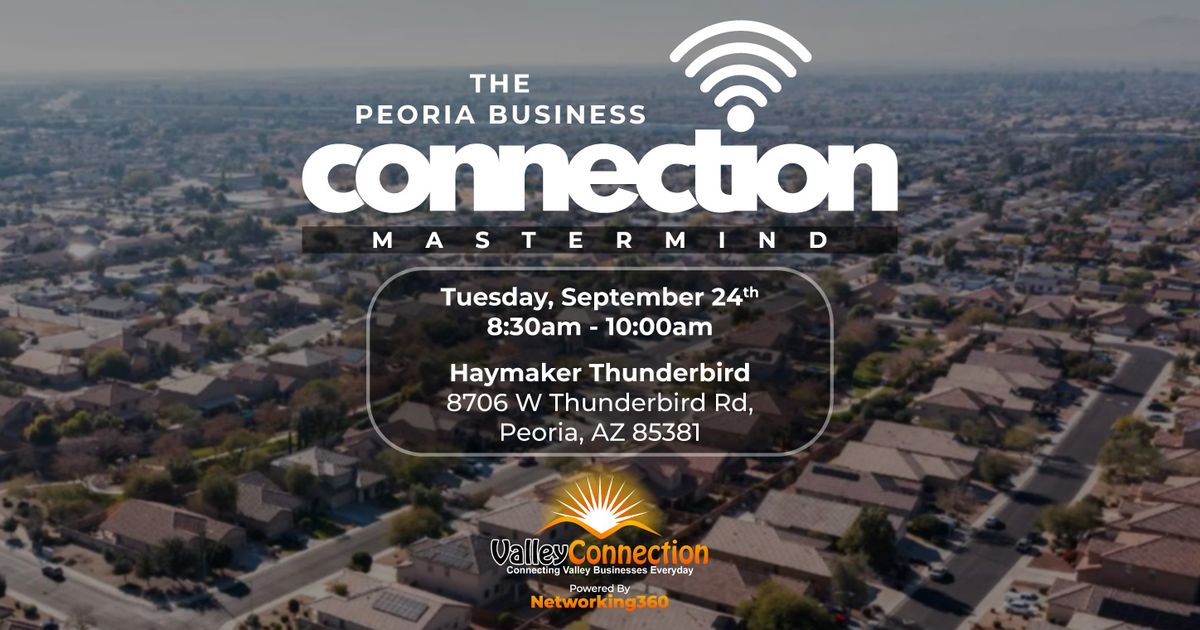 The Sept 24th Peoria Business Mastermind