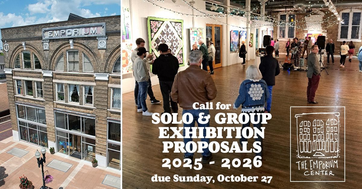 Call for Emporium Exhibition Proposals for 2025-2026