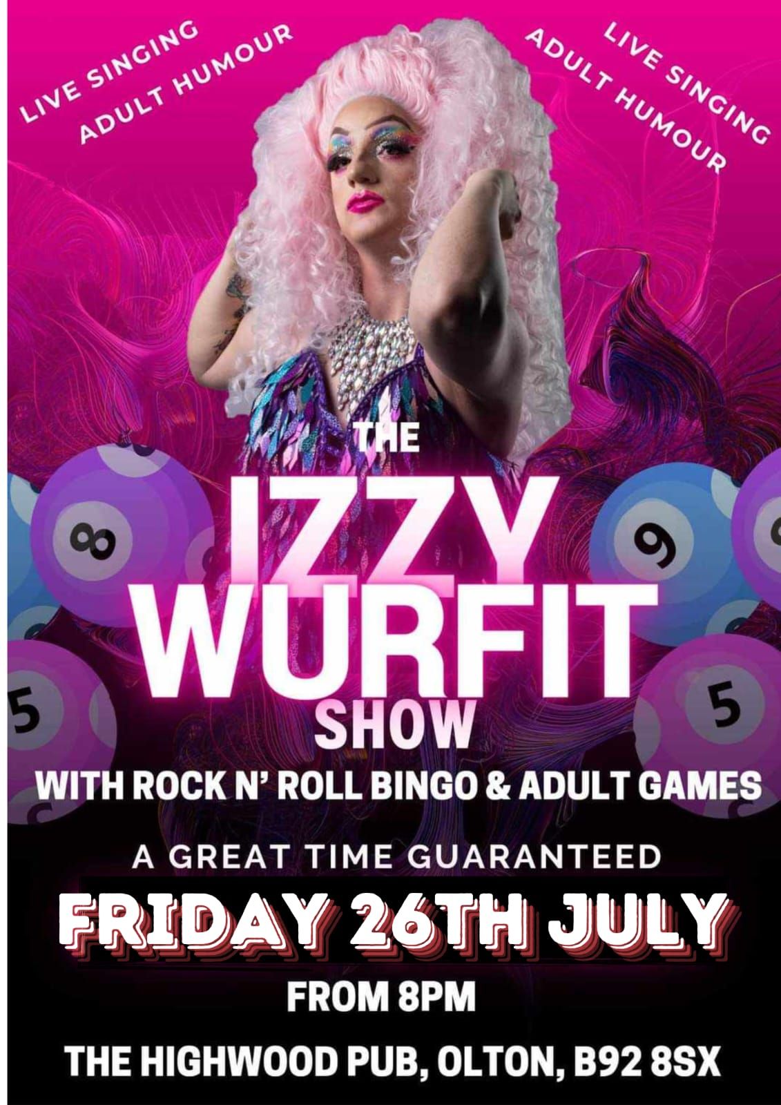 Drag bingo and Cabaret night! 
