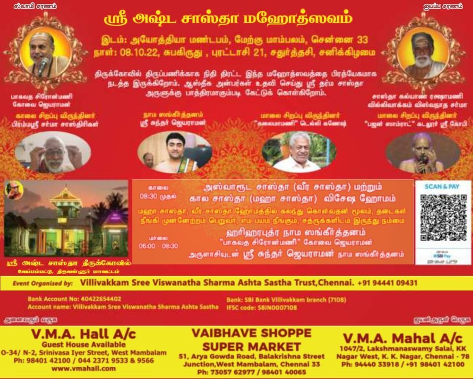 Sri Ashta Sastha Mahotsavam