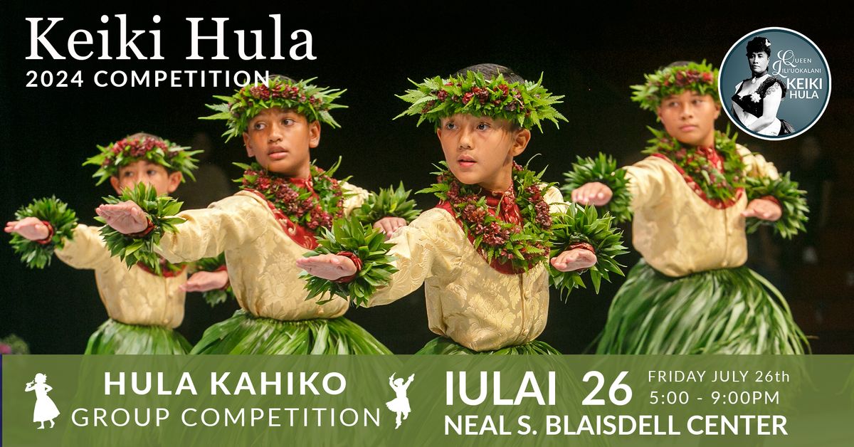 2024 Queen Lili‘uokalani Keiki Hula Hula Kahiko Competition July 26th