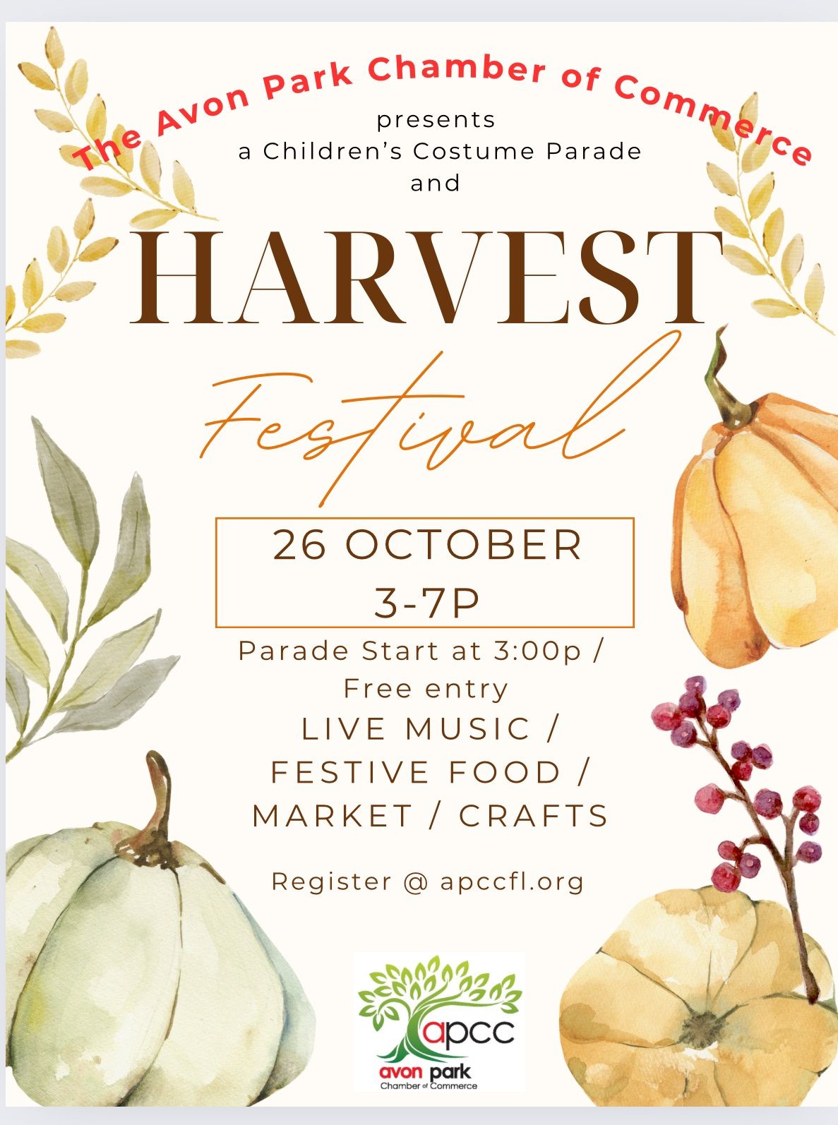 The Avon Park Chamber of Commerce Harvest Festival 