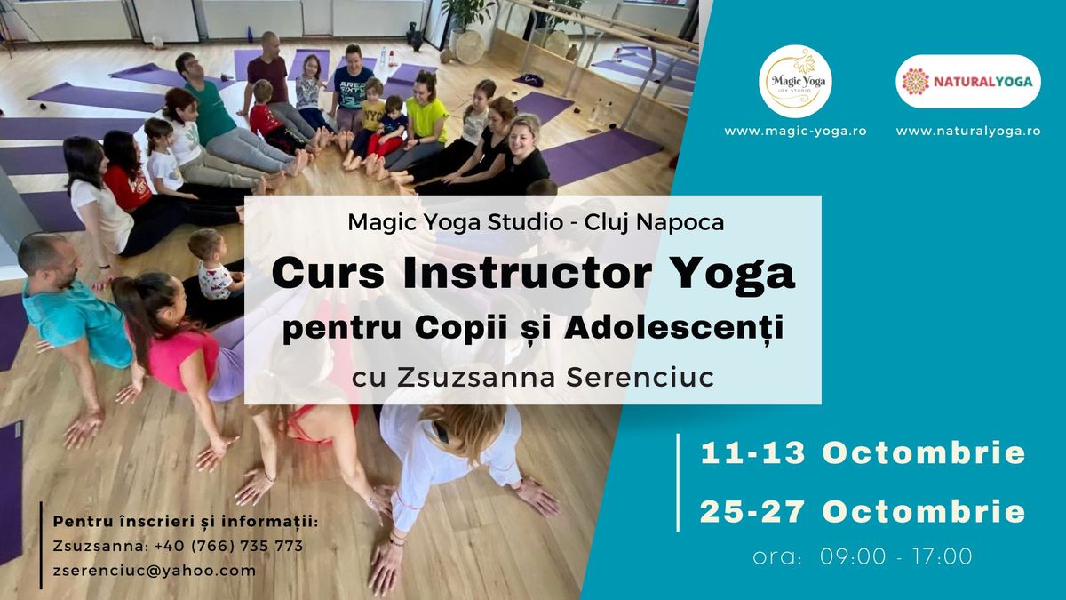 Curs Instructor Yoga pentru Copii \u0219i Adolescen\u021bi cu Serenciuc Zsuzsanna