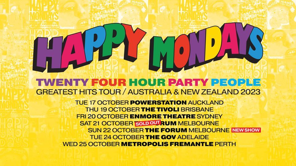Happy Mondays \/\/ Sydney \/\/ Twenty Four Hour Party People Greatest Hits Tour \/\/ Enmore Theatre