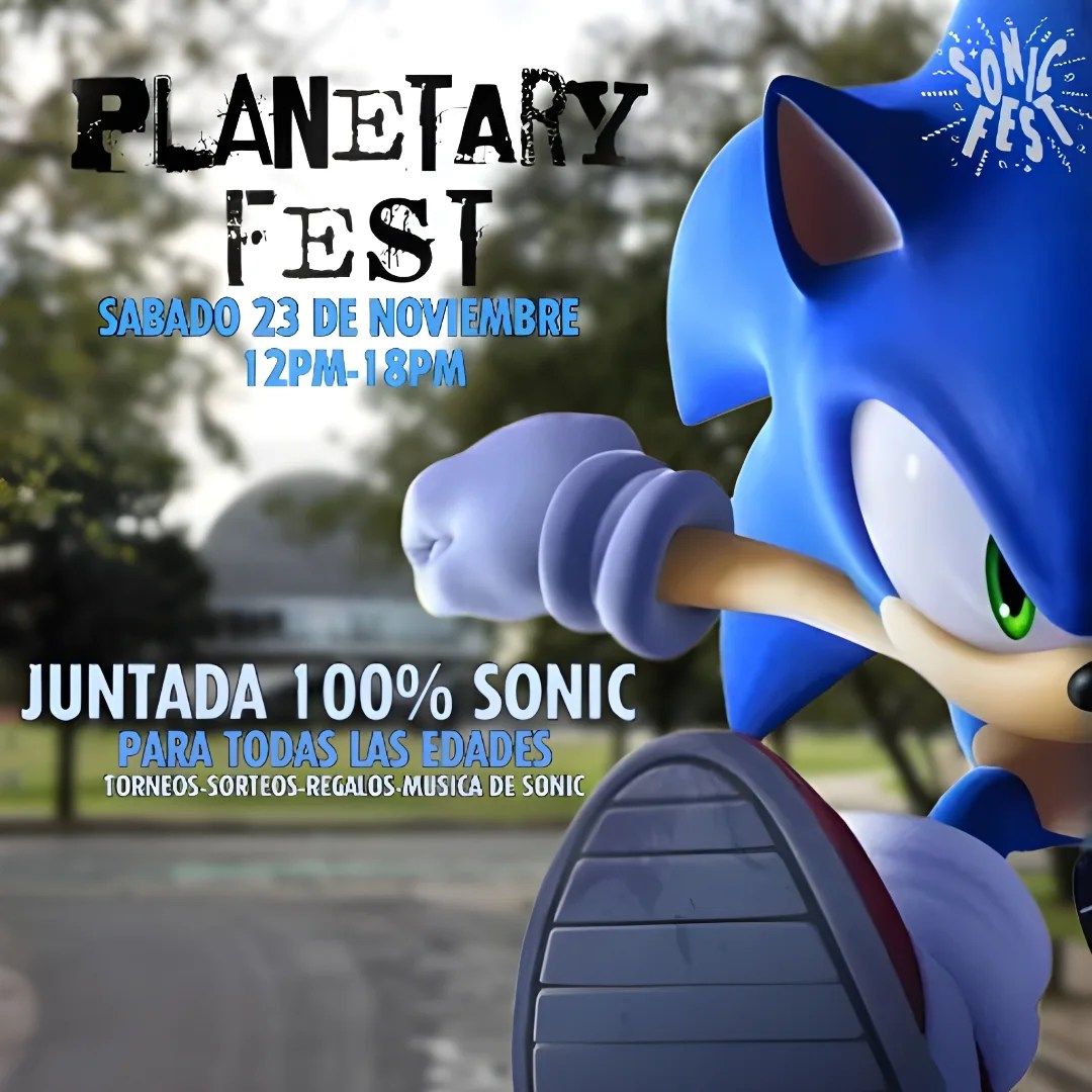 PLANETARY FEST 28\/9 - Sonic Fest