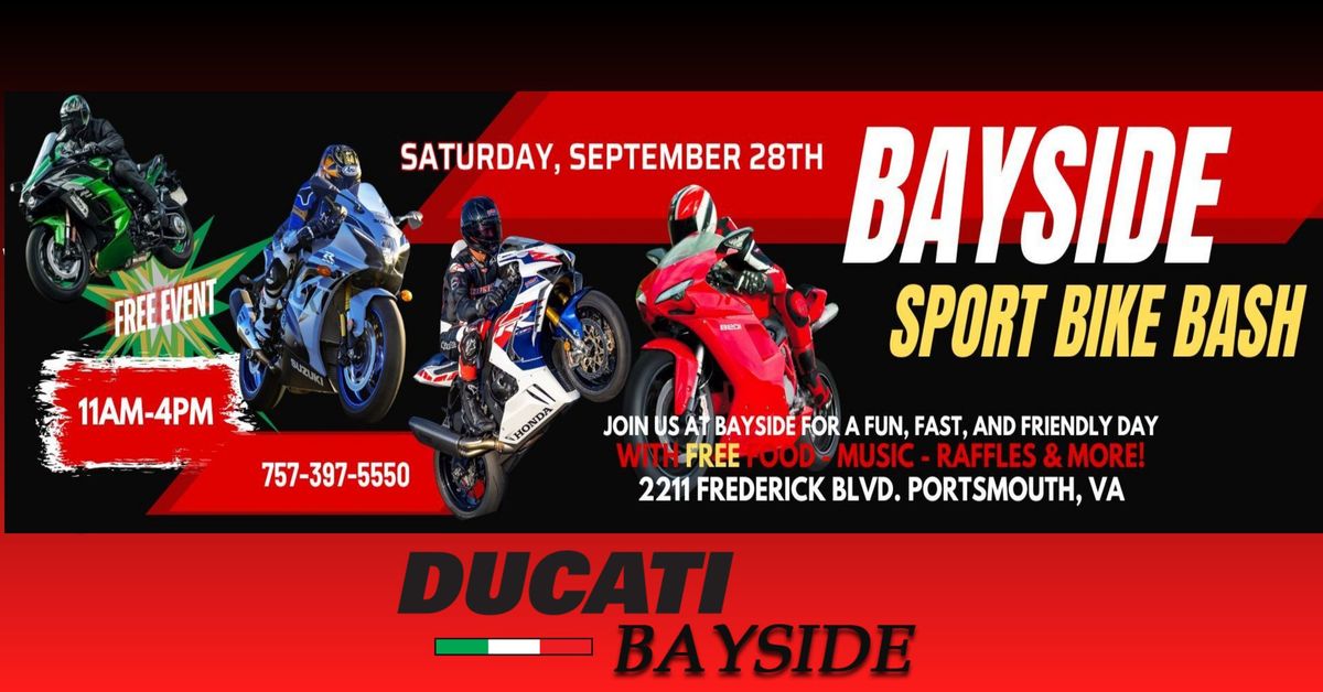 SPORT BIKE BASH AT BAYSIDE DUCATI