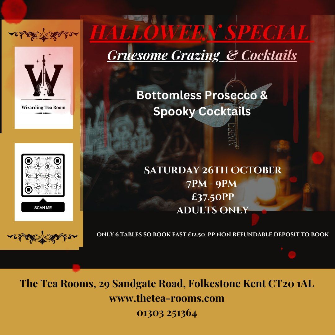 Halloween Gruesome Grazing & Bottomless Prosecco & Cocktails Night