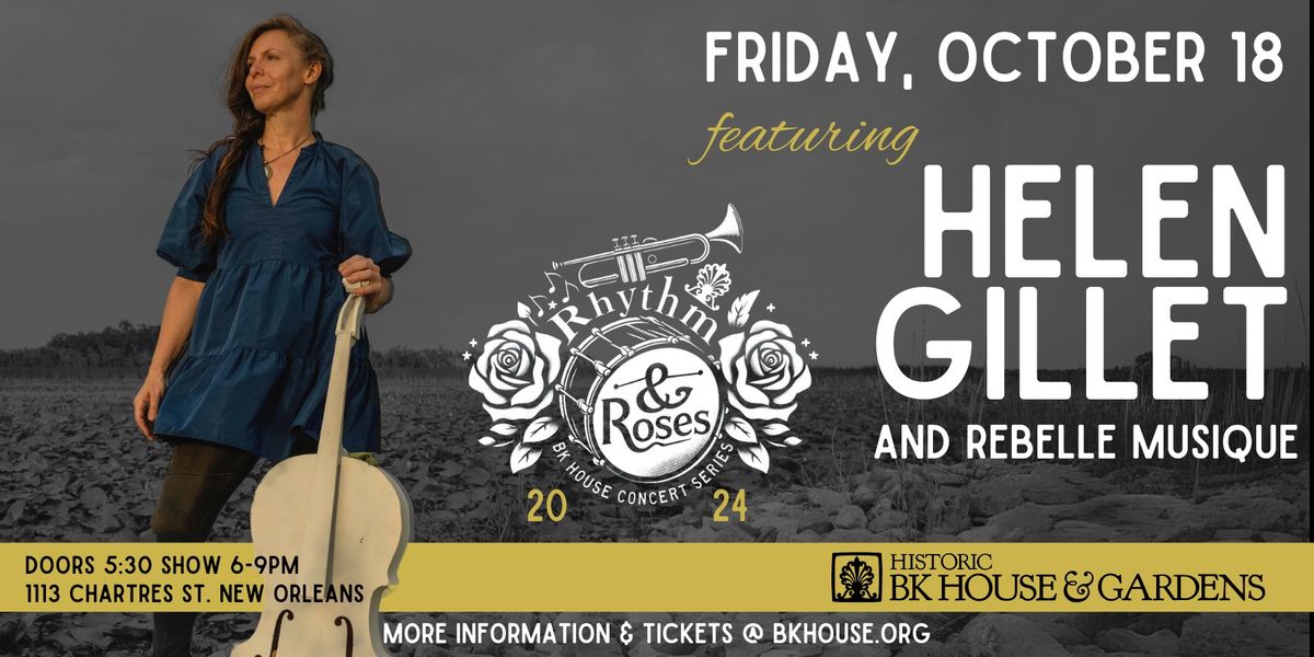 Helen Gillet at the BK House - Rhythm and Roses Concert Series