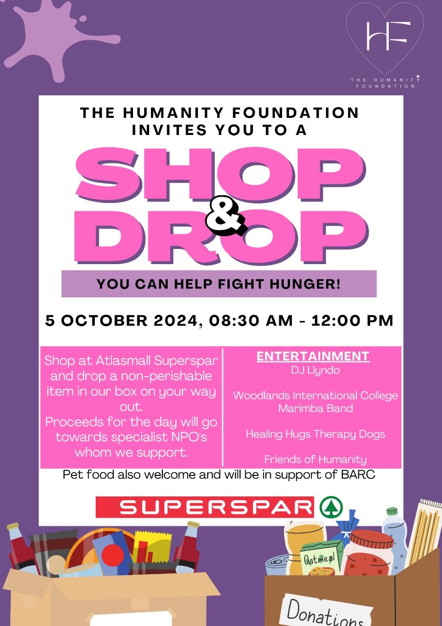 The Humanity Foundation Shop and Drop day at Atlasmall SuperSpar