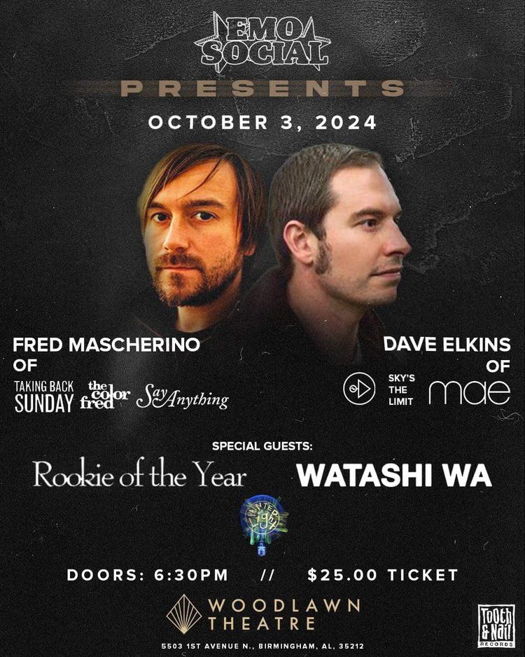 Fred Mascherino + Dave Elkins + Rookie of the Year + Watashi Wa + Painted Light 