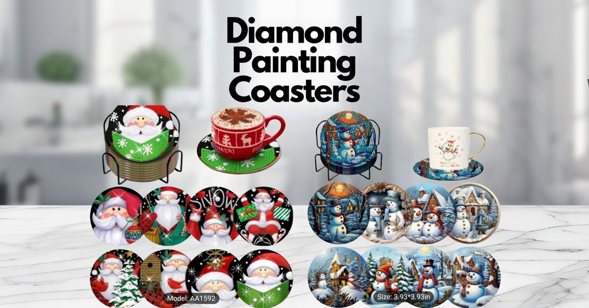 Diamond Painting Coaster Workshop